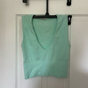 Mint Green Sleeveless Top
